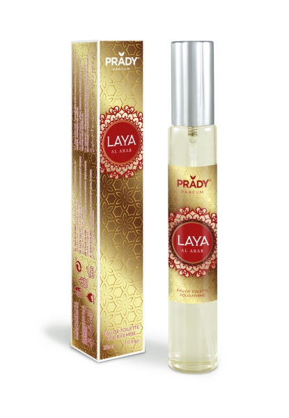 Prady Colonia de Mujer Laya Al Arab - Frasco de 33 ml - Spray Pulverizador