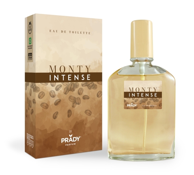 Prady Colonia Unisex Monty Intense - Frasco de 90 ml - Spray Pulverizador