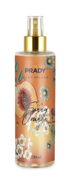 Prady Body Splash Funny Orange - Frasco de 250 ml - Spray Pulverizador