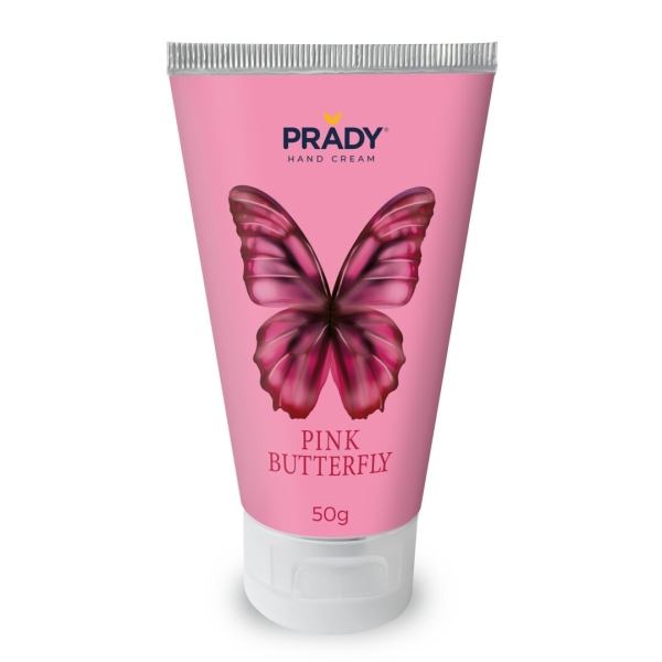 Prady Crema de Manos Pink Butterfly - Tubo de 50g Prady Crema de Manos Pink Butterfly - Tubo de 50g