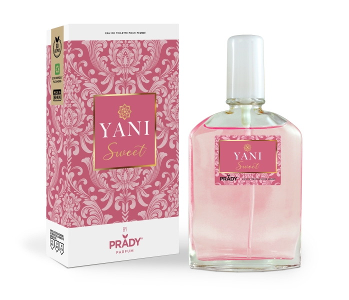 Prady Colonia de Mujer Yani Sweet - Frasco de 90 ml - Spray Pulverizador Prady Colonia de Mujer Yani Sweet - Frasco de 90 ml - Spray Pulverizador