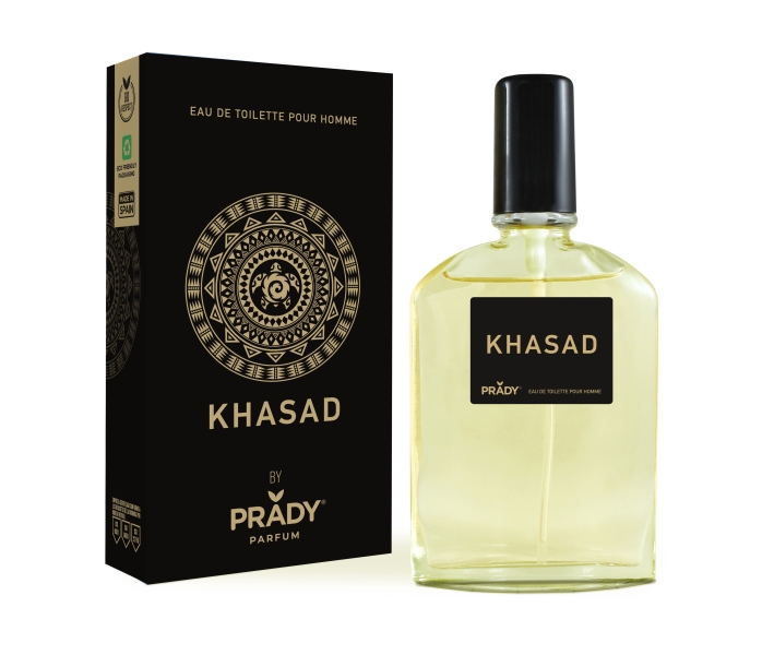 Prady Colonia de Hombre Khasad - Frasco de 90 ml - Spray Pulverizador