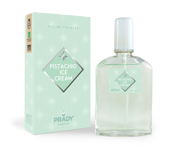 Prady Colonia Unisex Pistachio Ice Cream - Frasco de 90 ml - Spray Pulverizador