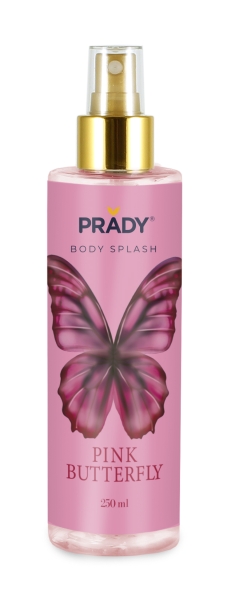 Prady Body Splash Pink Butterfly - Frasco de 250 ml - Spray Pulverizador Prady Body Splash Pink Butterfly - Frasco de 250 ml - Spray Pulverizador