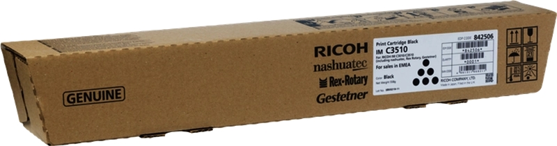 Ricoh IMC3010/IMC3510 Negro Cartucho de Toner Original - 842506 Ricoh IMC3010/IMC3510 Negro Cartucho de Toner Original - 842506