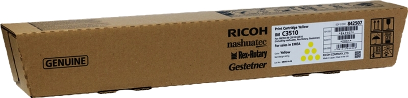 Ricoh IMC3010/IMC3510 Amarillo Cartucho de Toner Original - 842507 Ricoh IMC3010/IMC3510 Amarillo Cartucho de Toner Original - 842507