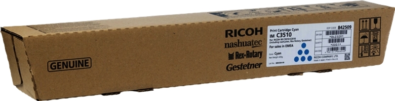 Ricoh IMC3010/IMC3510 Cyan Cartucho de Toner Original - 842509 Ricoh IMC3010/IMC3510 Cyan Cartucho de Toner Original - 842509