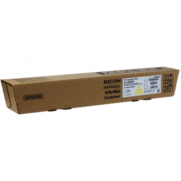 Ricoh IMC4510/IMC5510/IMC6010 Amarillo Cartucho de Toner Original - 842531 Ricoh IMC4510/IMC5510/IMC6010 Amarillo Cartucho de Toner Original - 842531