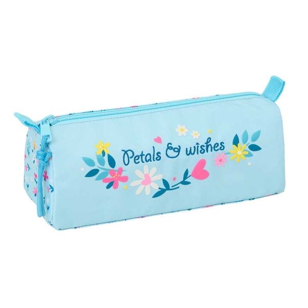 Safta Blackfit8 Petalos Portatodo - 1 Compartimento con Cremallera - 21x8x7cm - Color Azul Claro Safta Blackfit8 Petalos Portatodo - 1 Compartimento con Cremallera - 21x8x7cm - Color Azul Claro