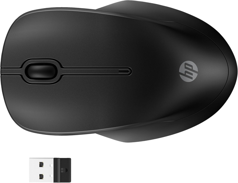 HP 255 Raton Inalambrico Dual Bluetooth/2.4GHz - Ambidiestro - Sensor Optico 1600 DPI Multi?Superficie - Autonomia hasta 12 Meses - Laterales Antideslizantes y Clic Silencioso - USB?A Dongle Incluido - Color Negro HP 255 Raton Inalambrico Dual Bluetooth/2.4GHz - Ambidiestro - Sensor Optico 1600 DPI Multi?Superficie - Autonomia hasta 12 Meses - Laterales Antideslizantes y Clic Silencioso - USB?A Dongle Incluido - Color Negro