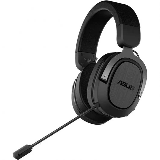 Asus TUF Gaming H3 Auriculares Inalambricos con Microfono 7.1 - Almohadillas Acolchadas - Diadema Ajustable - Controles en Auricular