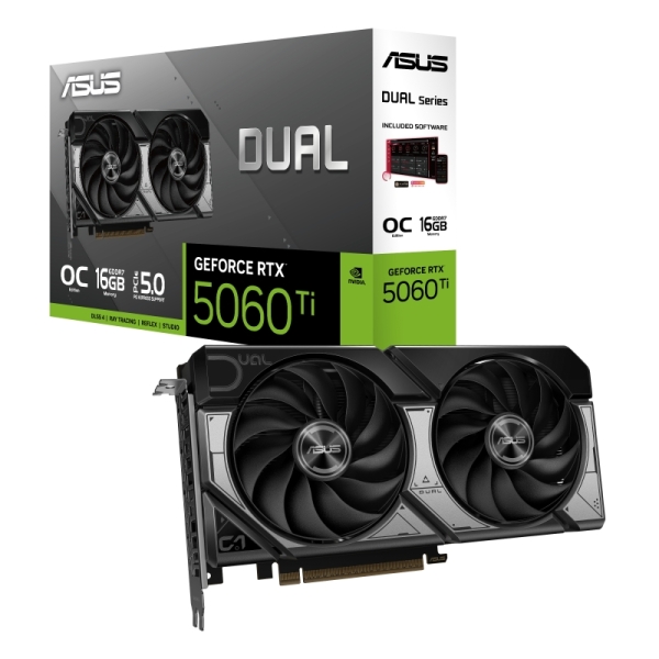 Asus GeForce DUAL-RTX5060-O8G OC Edition Tarjeta Grafica 8GB GDDR7
