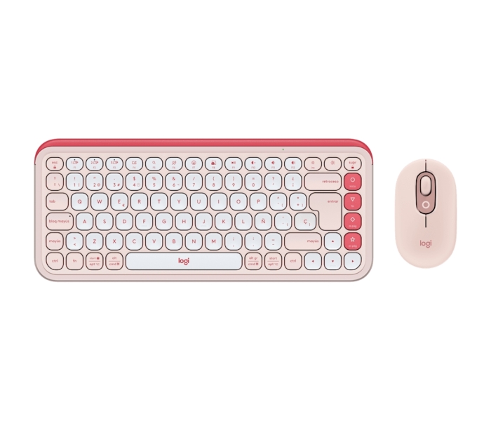 Logitech Pop Icon Combo Pack Inalambrico Teclado Multimedia + Raton - Bluetooth - Autonomia Teclado 36 Meses - Raton 24 Meses - Color Rosa y Blanco Logitech Pop Icon Combo Pack Inalambrico Teclado Multimedia + Raton - Bluetooth - Autonomia Teclado 36 Meses - Raton 24 Meses - Color Rosa y Blanco
