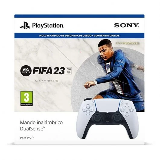 Sony Pack Mando Sony DualSense PS5 + Juego FIFA 23 (Codigo de Descarga)