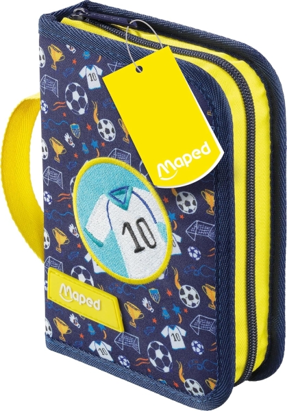 Maped Futbol Estuche con 31 Articulos: Goma de Borrar, Sacapuntas, Lapiz de Grafito HB, 2 Boligrafos, Regla, 12 Lapices de Colores, 12 Rotuladores y Subrayador Maped Futbol Estuche con 31 Articulos: Goma de Borrar, Sacapuntas, Lapiz de Grafito HB, 2 Boligrafos, Regla, 12 Lapices de Colores, 12 Rotuladores y Subrayador