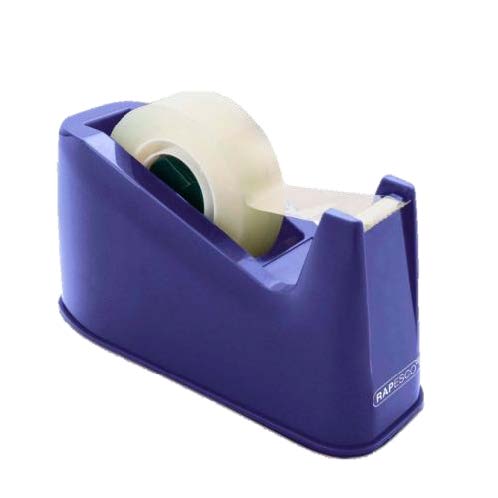Rapesco Portarollos para Cinta Adhesiva 19mmx66m - Base de Goma Antideslizante - Cinta no Incluida - Color Azul Rapesco Portarollos para Cinta Adhesiva 19mmx66m - Base de Goma Antideslizante - Cinta no Incluida - Color Azul