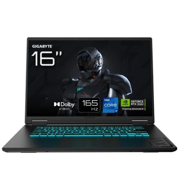 Gigabyte A16 Portatil Gaming 16\" Intel Core i7-13620H - 16GB DDR5 - 1TB SSD - RTX5050 8GB - FreeDos - Color Negro - Teclado QWERTY (ES)