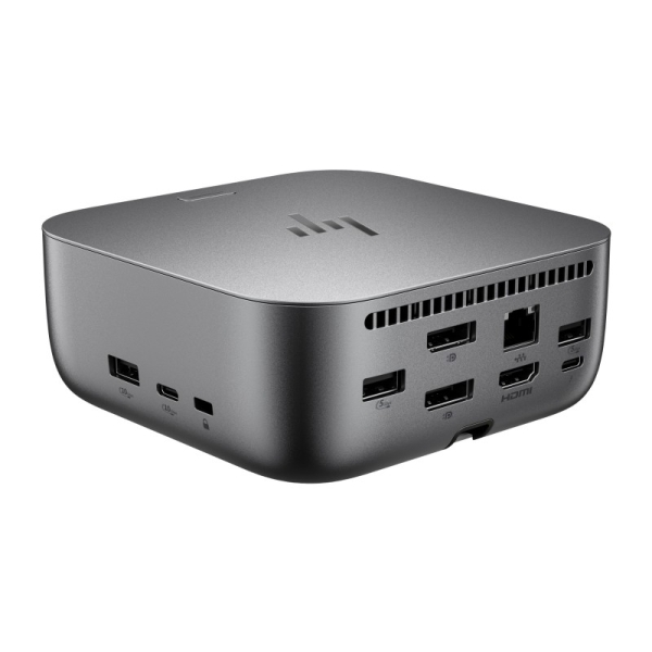 HP Dock G6 100W Thunderbolt 4 con 8 Puertos - 2xUSB-C, 3xUSB-A, 2xDisplay Port, 1xHDMI, 1xRJ-45 - Alimentacion hasta 100W via USB?C PD - Color Gris