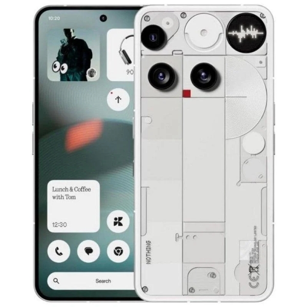 Nothing Phone (3) Smartphone Pantalla 6,67\" - 12GB - 256GB - Camara 50MP - Bateria 5150mAh - Color Blanco Nothing Phone (3) Smartphone Pantalla 6,67\" - 12GB - 256GB - Camara 50MP - Bateria 5150mAh - Color Blanco