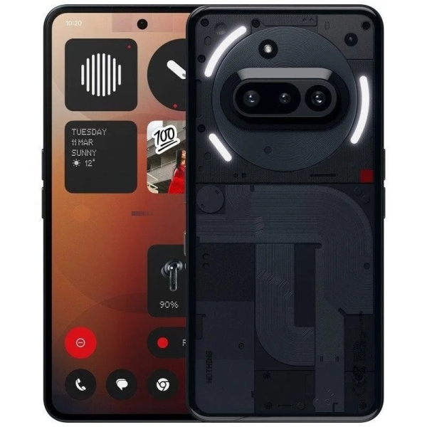 Nothing Phone (3a) Smartphone Pantalla 6,77\" - 12GB - 256GB - Camara 50MP - Bateria 5000mAh - Color Negro Nothing Phone (3a) Smartphone Pantalla 6,77\" - 12GB - 256GB - Camara 50MP - Bateria 5000mAh - Color Negro