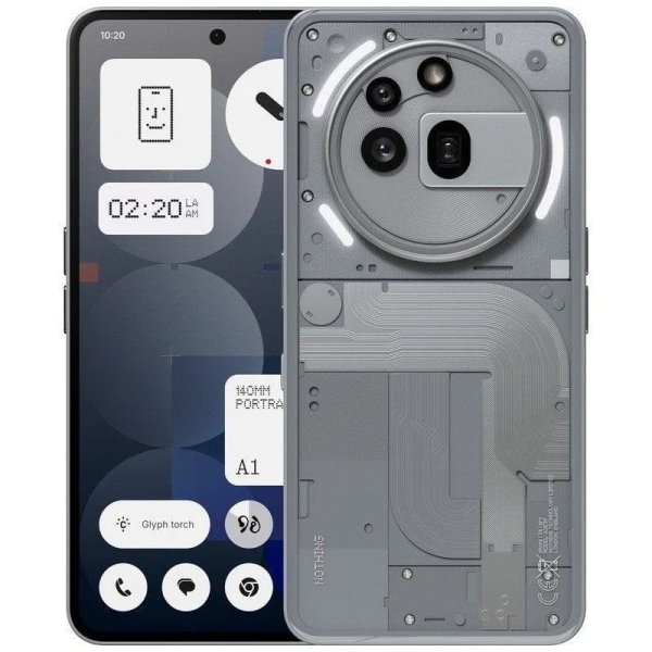 Nothing Phone (3a) Pro Smartphone Pantalla 6,77\" - 12GB - 256GB - Camara 50MP - Bateria 5000mAh - Color Gris Nothing Phone (3a) Pro Smartphone Pantalla 6,77\" - 12GB - 256GB - Camara 50MP - Bateria 5000mAh - Color Gris