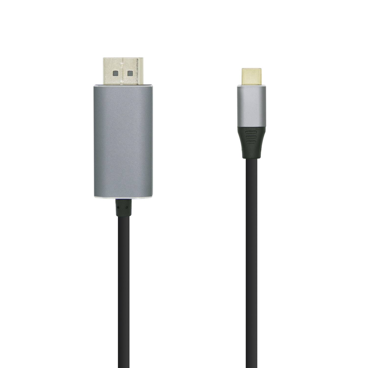 Aisens Cable Conversor USB-C a Displayport 4K@60HZ - USB-C/M-DP/M - 1.8M - Color Negro
