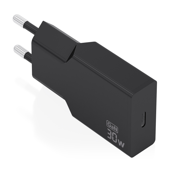 Aisens Cargador de Pared - 30W - GaN - 1xUSB-C - Power Delivery 3.0 - Ultra Delgado - Multiples Protecciones de Seguridad - Color Negro Aisens Cargador de Pared - 30W - GaN - 1xUSB-C - Power Delivery 3.0 - Ultra Delgado - Multiples Protecciones de Seguridad - Color Negro