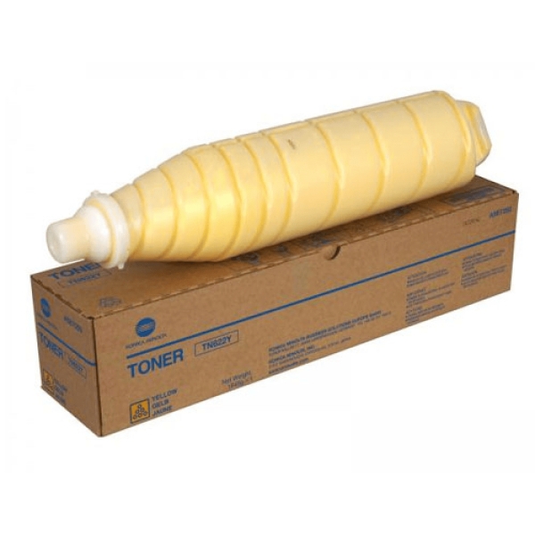 Konica Minolta TN622Y Amarillo Cartucho de Toner Original - A5E7250 Konica Minolta TN622Y Amarillo Cartucho de Toner Original - A5E7250