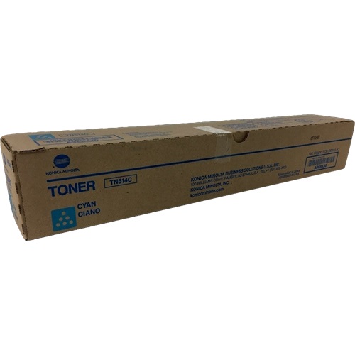 Konica Minolta TN514 Cyan Cartucho de Toner Original - A9E8450/TN514C Konica Minolta TN514 Cyan Cartucho de Toner Original - A9E8450/TN514C