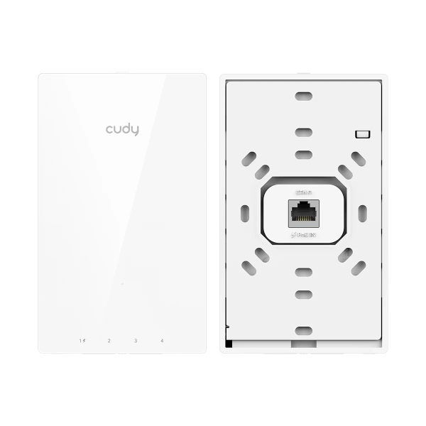 Cudy AC1200 Punto de Acceso para Pared - Doble Banda hasta 1167Mbps - WiFi 5 - Cobertura 60m2 - Soporta hasta 40 Dispositivos - PoE Pasivo - Autoreinicio - GbE Blindado - Color Blanco Cudy AC1200 Punto de Acceso para Pared - Doble Banda hasta 1167Mbps - WiFi 5 - Cobertura 60m2 - Soporta hasta 40 Dispositivos - PoE Pasivo - Autoreinicio - GbE Blindado - Color Blanco