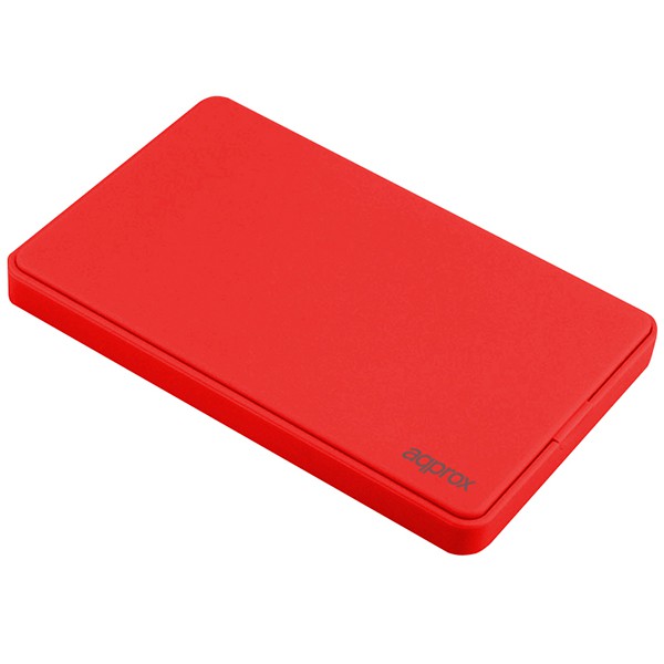 Approx Carcasa Externa HD 2.5\" SATA-USB 3.0 Rojo