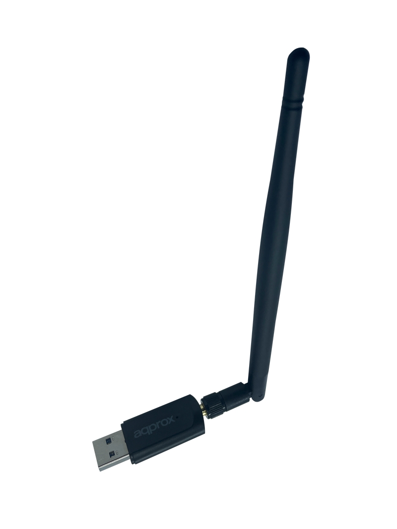 Approx Adaptador USB 3.0 WiFi 1200 Mbps - Antena Extraible