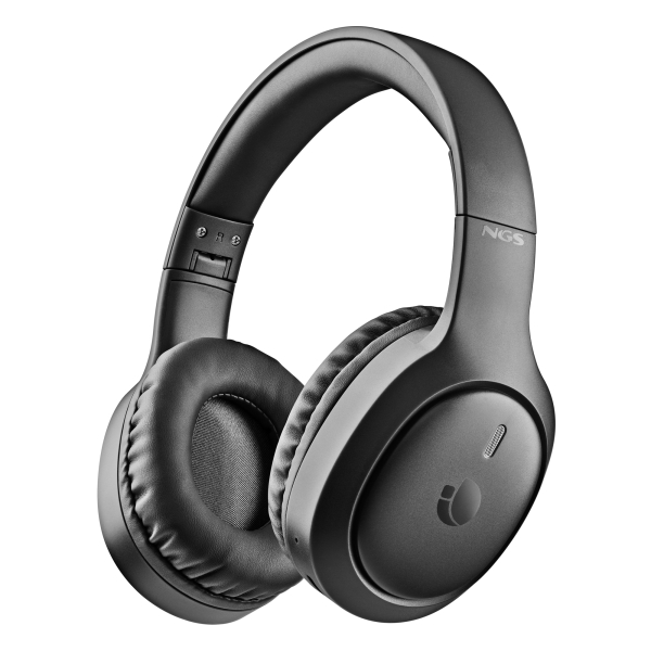 NGS Artica Tempest Auriculares Bluetooth 6.0 - Bateria Extraible - Plegable - Autonomia hasta 80h - Color Negro NGS Artica Tempest Auriculares Bluetooth 6.0 - Bateria Extraible - Plegable - Autonomia hasta 80h - Color Negro