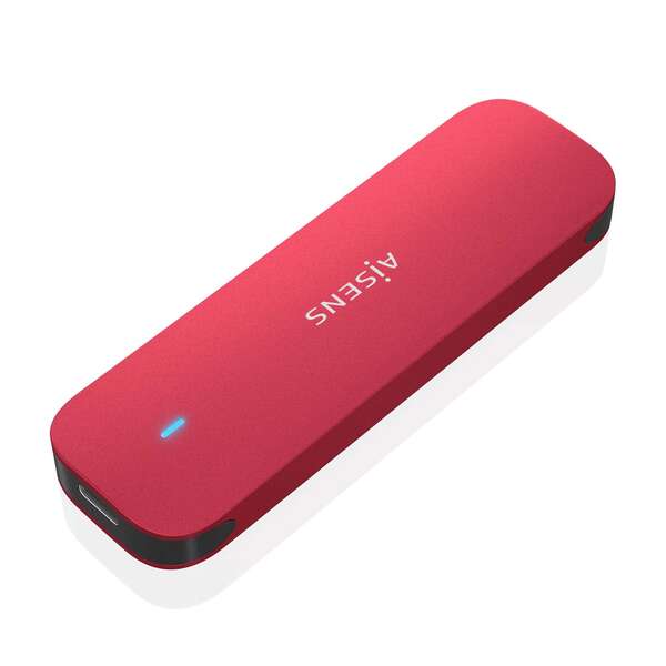 Aisens Caja Externa M.2 (NGFF) ASM2-027Red NVMe a USB3.2 GEN2 - Color Rojo Aisens Caja Externa M.2 (NGFF) ASM2-027Red NVMe a USB3.2 GEN2 - Color Rojo