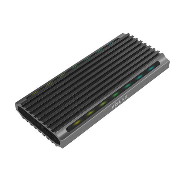 Aisens Caja Externa M.2 (NGFF) para SSD M.2 SATA/NVME a USB3.1 GEN2 - Color Gris Aisens Caja Externa M.2 (NGFF) para SSD M.2 SATA/NVME a USB3.1 GEN2 - Color Gris