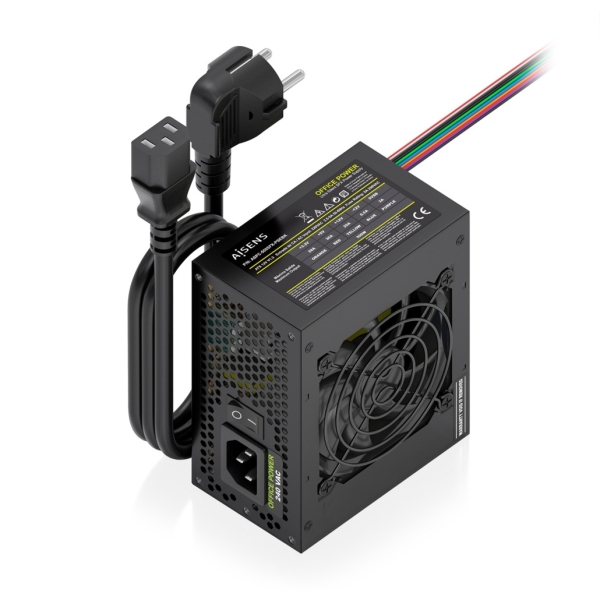 Aisens ASPC-500SFX-PSEBK Fuente de Alimentacion 500W SFX - Ventilador 80mm - OEM - Cable de Alimentacion Incluido - Color Negro Aisens ASPC-500SFX-PSEBK Fuente de Alimentacion 500W SFX - Ventilador 80mm - OEM - Cable de Alimentacion Incluido - Color Negro