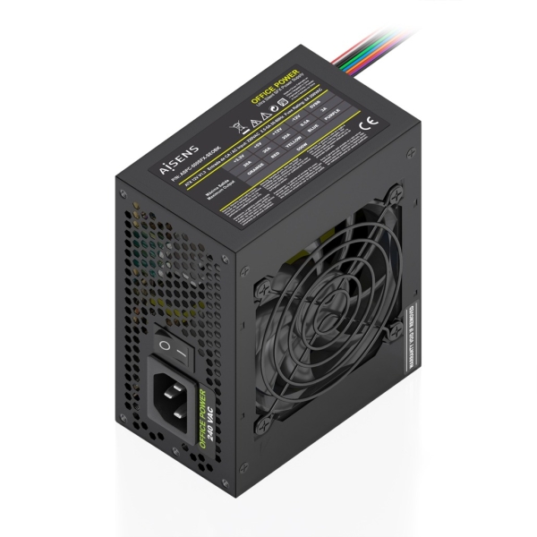 Aisens ASPC-500SFX-SEOBK Fuente de Alimentacion 500W SFX - Ventilador 80mm - OEM - Color Negro Aisens ASPC-500SFX-SEOBK Fuente de Alimentacion 500W SFX - Ventilador 80mm - OEM - Color Negro