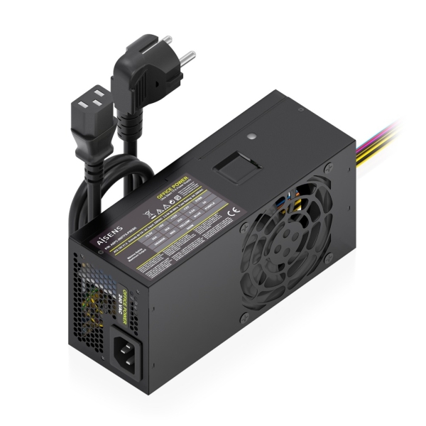 Aisens ASPC-500TFX-PSEBK Fuente de Alimentacion 500W TFX - Ventilador 80mm - OEM - Cable de Alimentacion Incluido - Color Negro Aisens ASPC-500TFX-PSEBK Fuente de Alimentacion 500W TFX - Ventilador 80mm - OEM - Cable de Alimentacion Incluido - Color Negro