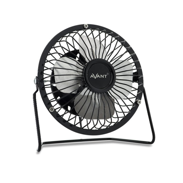 Avant Ventilador de Mesa USB de 10cm - Cable 1m - Color Negro Avant Ventilador de Mesa USB de 10cm - Cable 1m - Color Negro