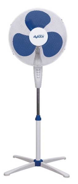 Avant Ventilador de Pie 45W 3 Aspas - 3 Velocidades - Altura Regulable - Funcion Oscilante - Cabezal Inclinable - Color Blanco Avant Ventilador de Pie 45W 3 Aspas - 3 Velocidades - Altura Regulable - Funcion Oscilante - Cabezal Inclinable - Color Blanco
