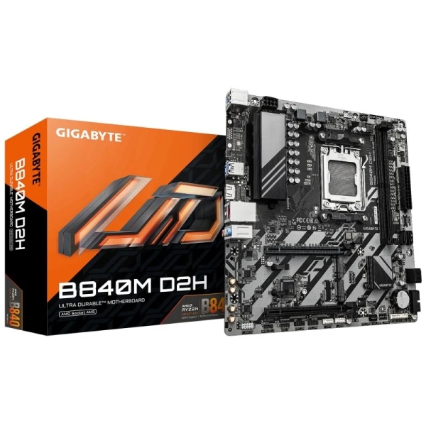 Gigabyte B840M D2H Placa Base AMD AM5 - 2x DDR5 - HDMI - MicroATX Gigabyte B840M D2H Placa Base AMD AM5 - 2x DDR5 - HDMI - MicroATX