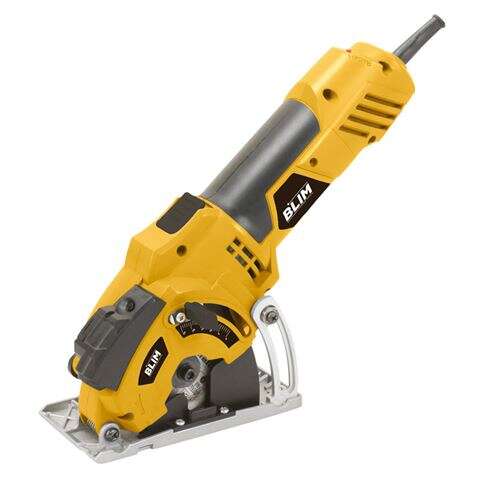 Blim Mini Sierra Circular 85mm - Potencia 500W - Velocidad 7000rpm - Capacidad de Corte 0-25mm - Incluye 3 Discos de Corte