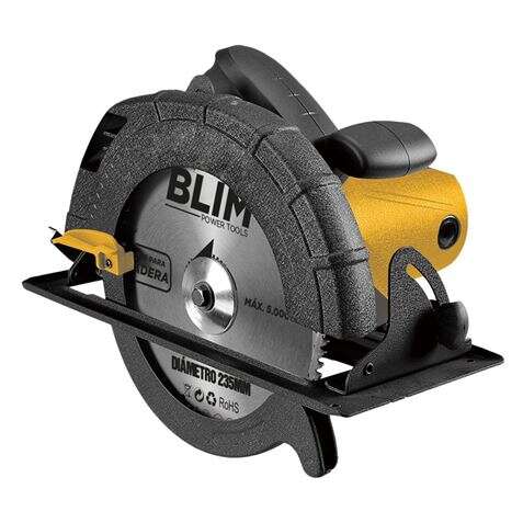 Blim Sierra Circular 235mm - Potencia 2200W - Velocidad 5000rpm - Empuñadura Ergonomica - Cubierta de Seguridad Blim Sierra Circular 235mm - Potencia 2200W - Velocidad 5000rpm - Empuñadura Ergonomica - Cubierta de Seguridad