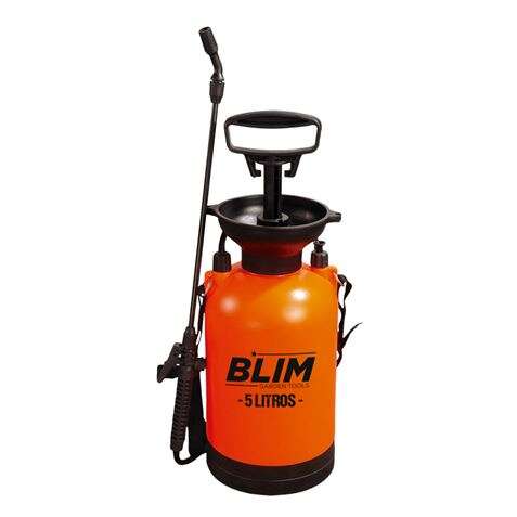 Blim Sulfatadora/Pulverizador de Mano 5L - Bomba con Presion hasta 3 bar - Boquilla Regulable - Correa para Colgar al Hombro Blim Sulfatadora/Pulverizador de Mano 5L - Bomba con Presion hasta 3 bar - Boquilla Regulable - Correa para Colgar al Hombro