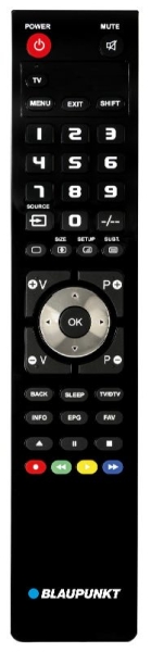 Blaupunkt Mando Universal 4 en 1 - Programable hasta 4 Dispositivos Simultaneos - Incluye Cable Microusb - Control por Infrarrojos - Color Negro