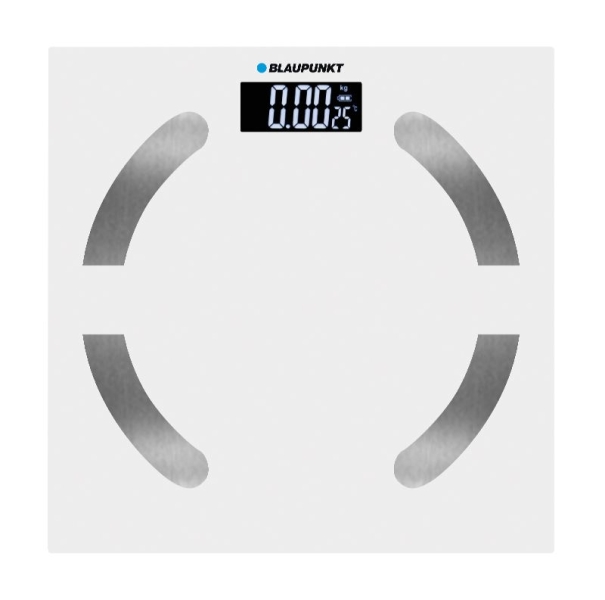 Blaupunkt BP5009 Bascula de Bano Digital Extraplana - 180kg con Vidrio Templado - Sensores de Alta Precision - Pantalla LCD con Indicador de Temperatura Ambiente - Activacion Automatica - Color Blanco Blaupunkt BP5009 Bascula de Bano Digital Extraplana - 180kg con Vidrio Templado - Sensores de Alta Precision - Pantalla LCD con Indicador de Temperatura Ambiente - Activacion Automatica - Color Blanco