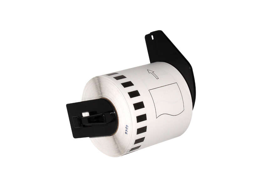 Brother DK22113 - Etiquetas Genericas de Tamaño personalizado - Ancho 62mm x 15,24 metros - Texto negro sobre fondo transparente Brother DK22113 - Etiquetas Genericas de Tamaño personalizado - Ancho 62mm x 15,24 metros - Texto negro sobre fondo transparente