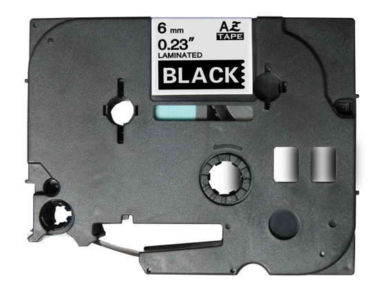 Brother TZe315 Cinta Laminada Generica de Etiquetas - Texto blanco sobre fondo negro - Ancho 6mm x 8 metros Brother TZe315 Cinta Laminada Generica de Etiquetas - Texto blanco sobre fondo negro - Ancho 6mm x 8 metros