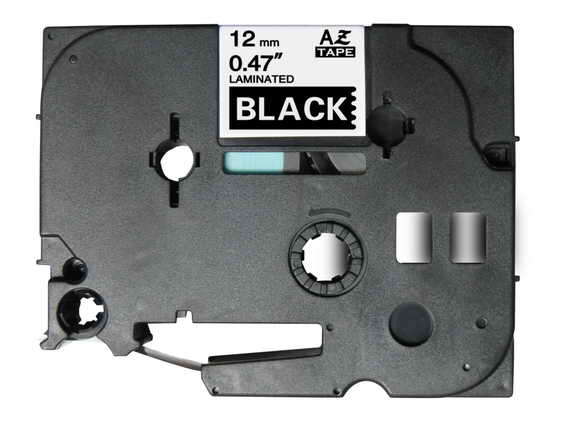 Brother TZe335 Cinta Laminada Generica de Etiquetas - Texto blanco sobre fondo negro - Ancho 12mm x 8 metros Brother TZe335 Cinta Laminada Generica de Etiquetas - Texto blanco sobre fondo negro - Ancho 12mm x 8 metros