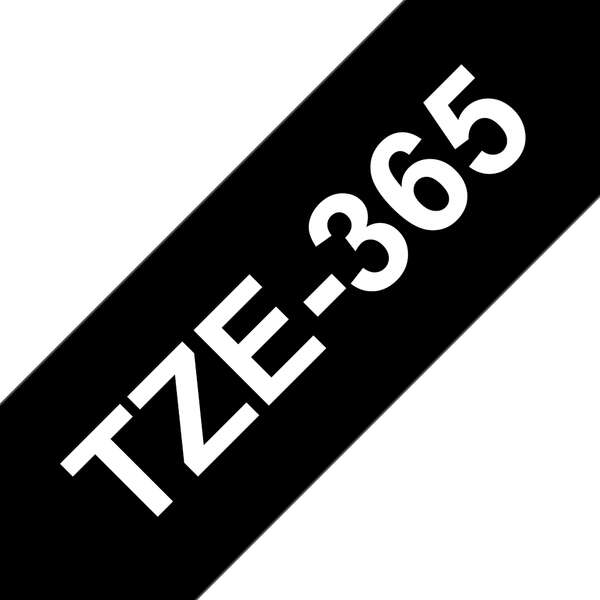 Brother TZe365 Cinta Laminada Generica de Etiquetas - Texto blanco sobre fondo negro - Ancho 36mm x 8 metros Brother TZe365 Cinta Laminada Generica de Etiquetas - Texto blanco sobre fondo negro - Ancho 36mm x 8 metros